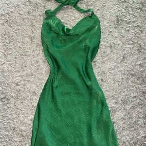 Versona Green Bodycon Cocktail Dress